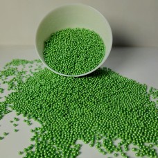 GREEN SUGAR BALLS 4MM - 100G