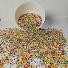 RAINBOW SUGAR BALLS 2MM - 100G