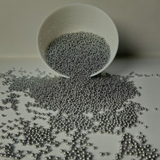 SILVER SUGAR BALLS 4MM - 100G