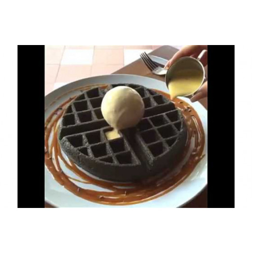 Belgian Waffle Mix Chocolate Charcoal 4000g